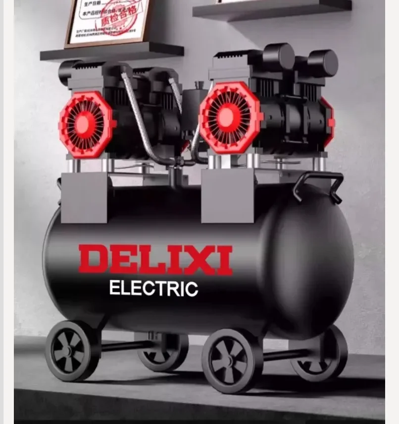 

Портативный бесшумный безмасляный мини-компрессор 220В для промышленного и бытового использования, для мастерских и DIY, QCC