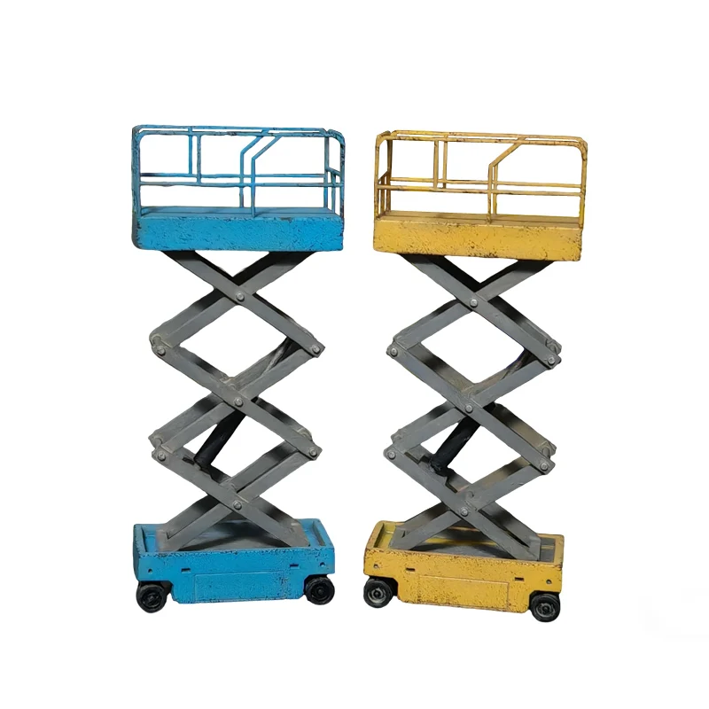 1PCS 1/64 Scale Scissor Lift Platform Model 3D Printed Aerial Work Lifting Deck Static Ornament for DIY Miniature Diorama Scene