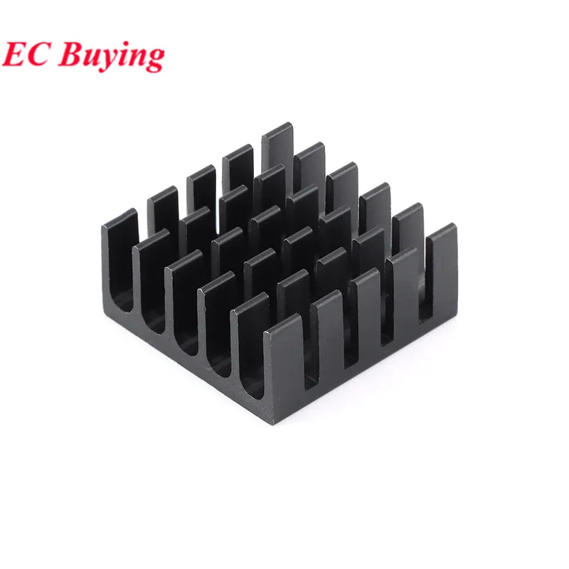 5 sztuk/1 sztuk 22*22*10mm radiator płetwa chłodząca chłodnica aluminiowa chłodnica radiator dla tranzystora PBC IC Chip moduł LED 22x22x10mm