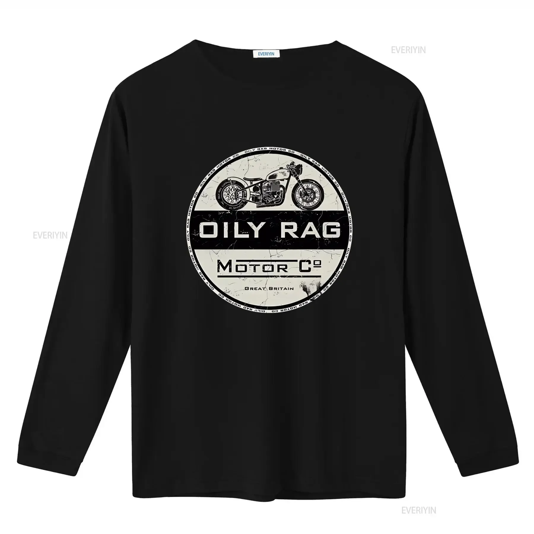 Oily Rag Motor Co Motorcycle Bike Heritage T Shirt Great Britain Design Perfect for Bikers Limited Stock Clearance Sale