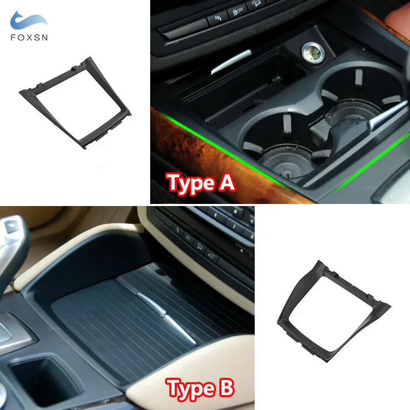 

Автомобильный центральный держатель для стакана с водой, накладка на рамку для BMW X5 E70 2008-2013 X6 E71 E72 2008-2014 51166956756 51169129401