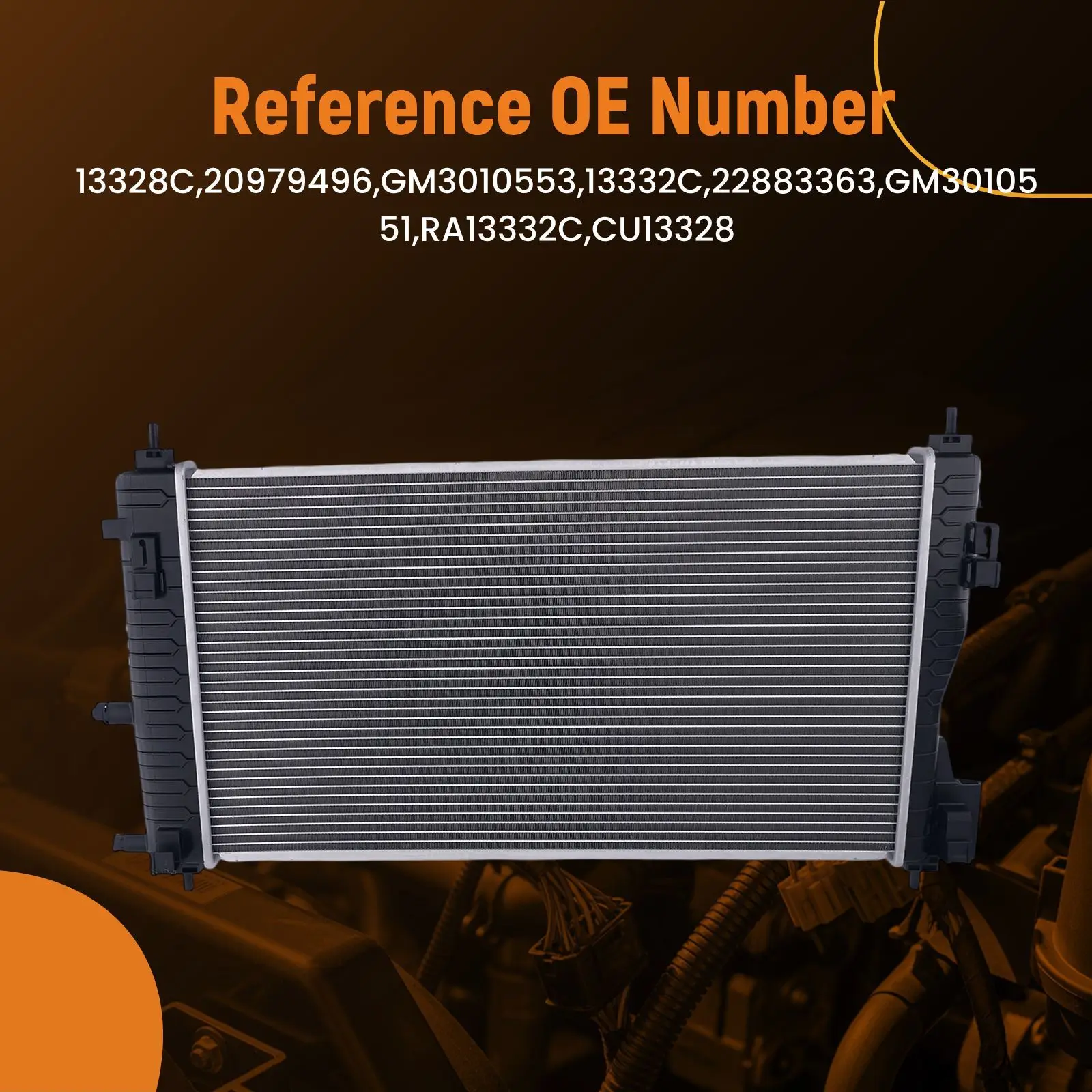 

Радиатор охлаждения для Chevrolet Malibu 2013-2015 2.0L 2.5L AT CU13328