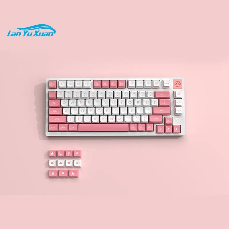 Ajazz AC081 gasket structure aluminum shell Kailhua switch RGB lighting wired Usb hot-swappable mechanical gaming keyboard