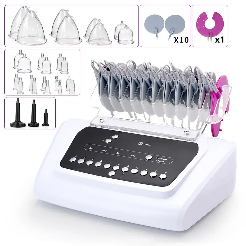 

EMS Stimulation Vacuum Therapy Breast Enhancement Butt Lift Machine Bio Microcurrent Treatment Body Shaping Device
