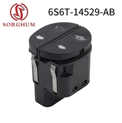 SORGHUM 6S6T-14529-AB For Ford Fusion Transit 2010 - 2014 파워 윈도우 제어 스위치 6 핀 버튼 6S6T14529AF 1363669 1459686