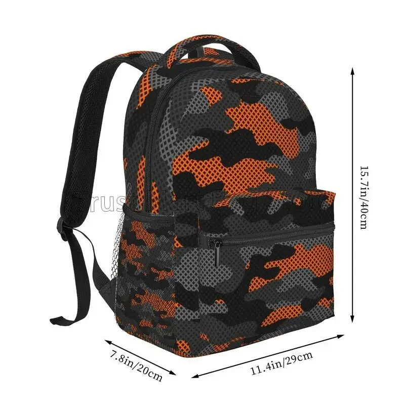 Camouflage Travel Backpack for Men Women Lightweight Student Bookbag Large Capacity Backpacks Casual Hiking Camping Daypack image 2
