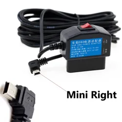 5V 3A Mini Micro type-c 3pin Dash Cam Parking Monitoring Hardwire Kit OBD Step Down Power Cable Adapter for Dash Cam Charging