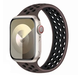 Solo Loop for Apple Watch Band 45mm 44mm 40mm 41mm 49mm 42mm Elastic Silicone bracelet iWatch Series 9 8 7 6 5 4 Ultra SE Strap