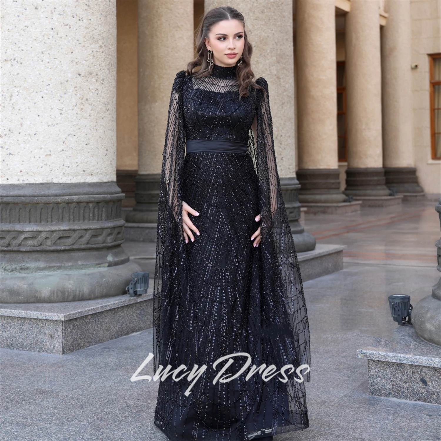 

Вечернее платье Lucy по индивидуальному заказу, вечернее платье, роскошные вечерние платья 2025 года, женские вечерние платья Sharon Happy, свадебное платье