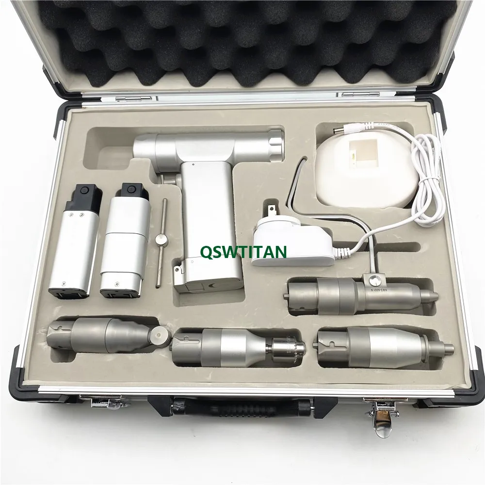 Bone Drill One Handpiece with four Attachments Cannulated drill Multifunction Saggital Saw for Veterinary Orthopedic