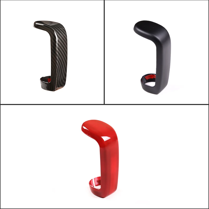 For Toyota Tundra/Sequoia 2007-2021 ABS Carbon Fiber Color Car Gear Shift Knob Head Cover Trim Sticker Interior Accessories