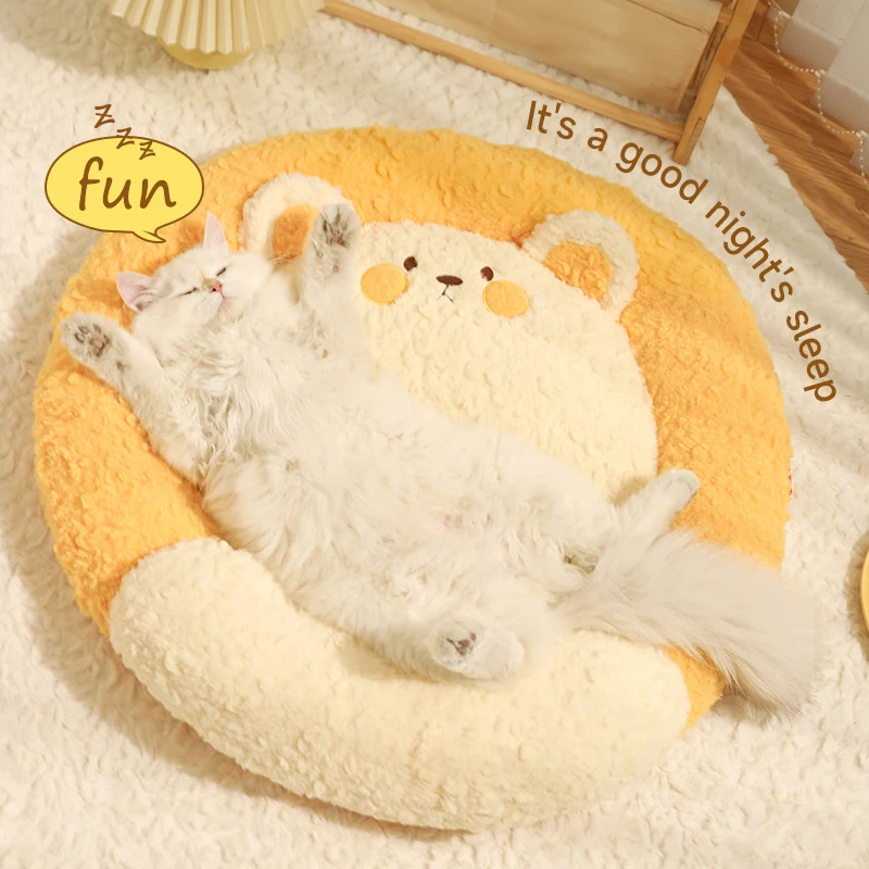 HOOPET Cat Sleeping Nest Sofa Cats Bed Cat Sleeping Mat Winter Warm Winter  Four Seasons Universal Cat Litter Pet Beds