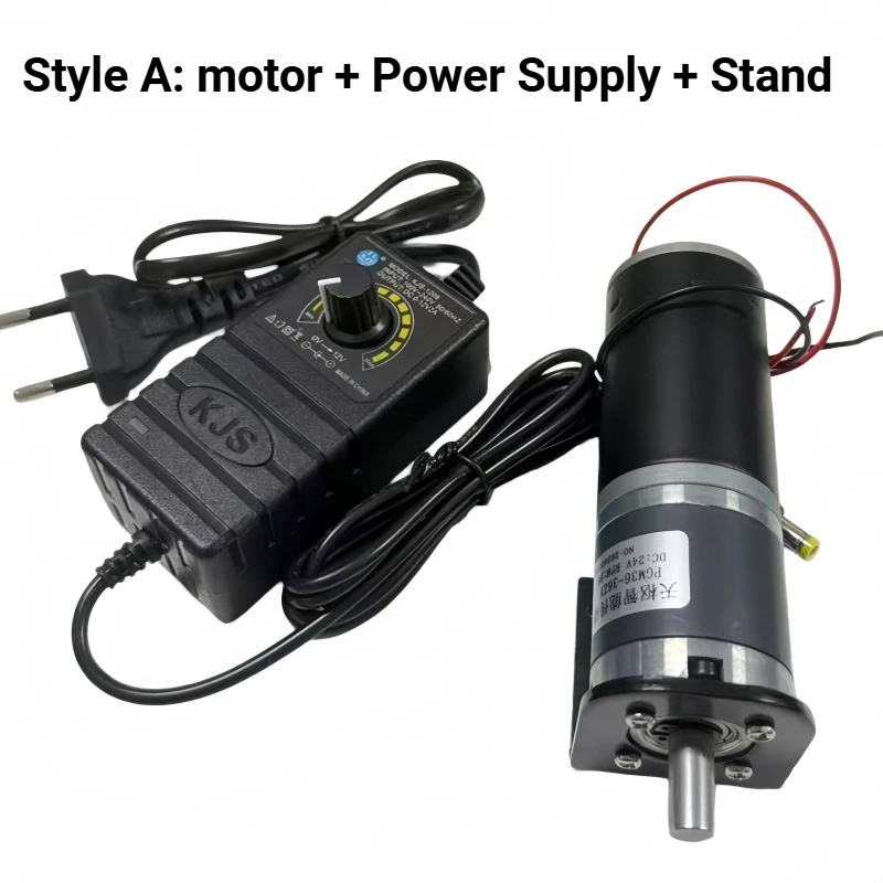 Direct-flow planetary deceleration motor, with controller power supply bracket 36-36ZY, capable of forward and reverse rotation