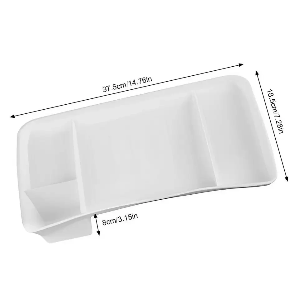 For Tesla Model 3 Y Screen Rear Storage Box Organizer Magnetic Storage Invisible ETC Sunglasses Tray Tissue Box Accessories