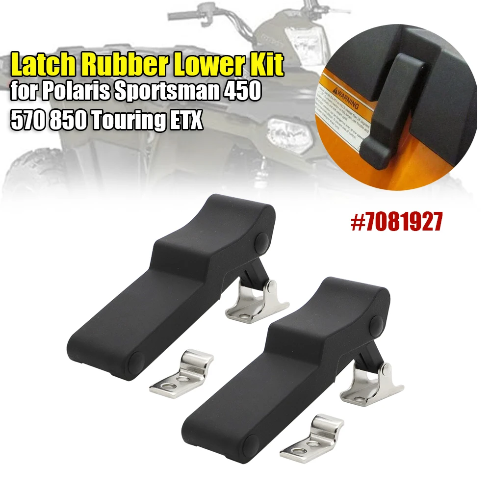 Front Storage Latch Rubber for Polaris Sportsman 450 570 850 1000 Touring ETX  for Polaris Latch 7081927 ATV Replacement