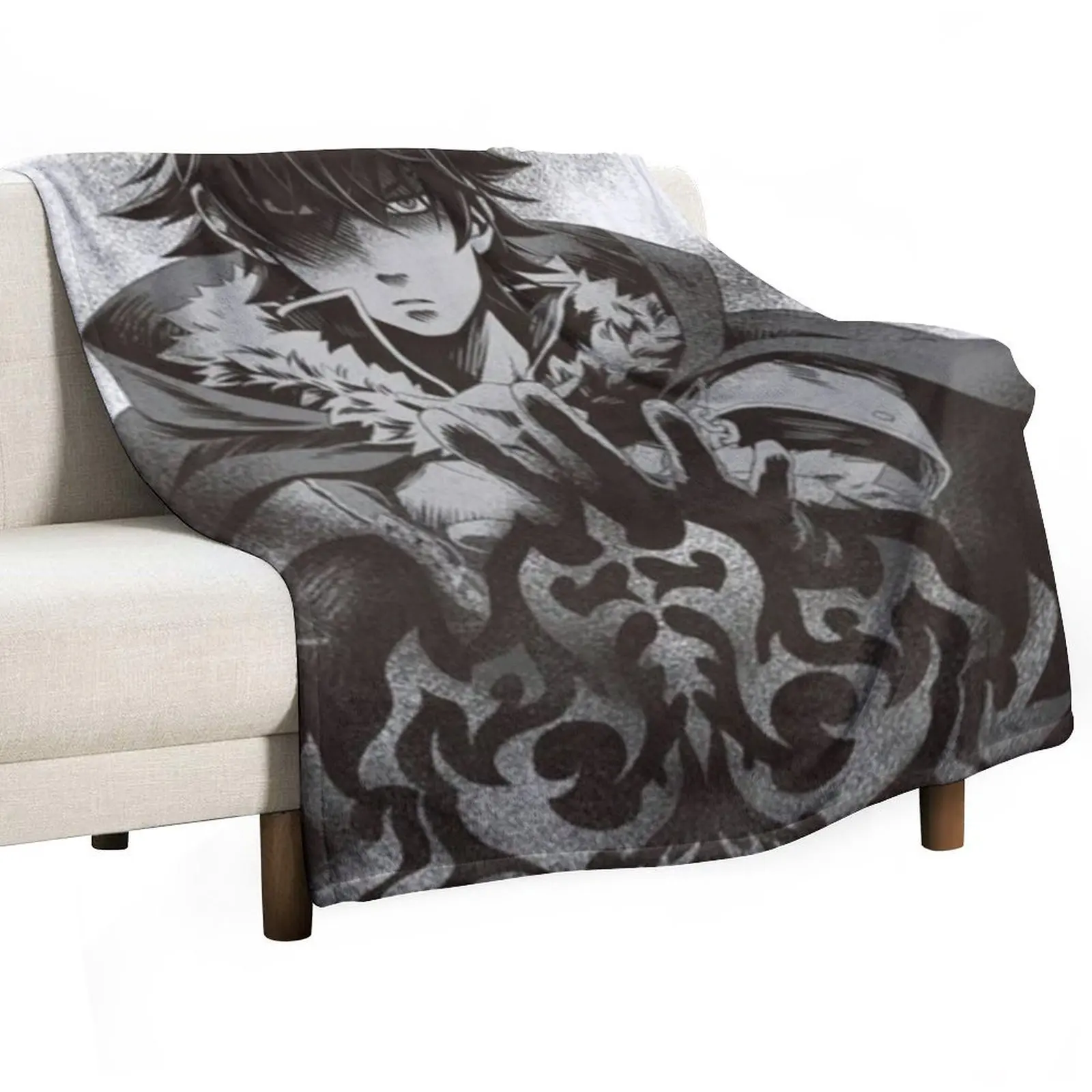 Iwatani Naofumi Throw Blanket Softest manga Soft Big Blankets