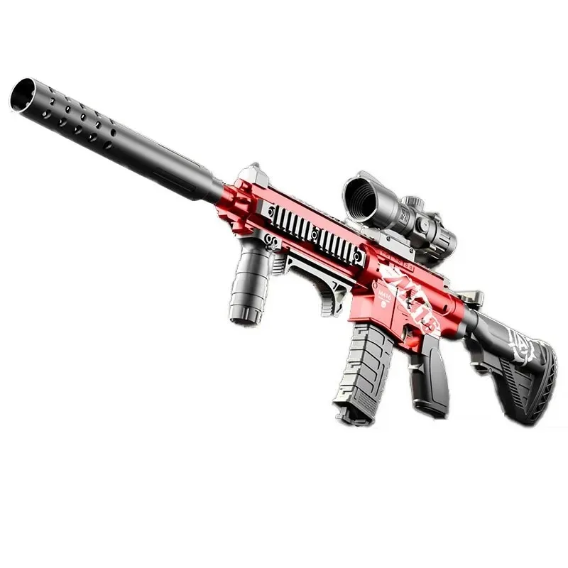 M416 Speelgoedpistool Shell Gooien Zachte Kogel Kan Vuur Zuignap Kinderen Aanvalsgeweer Handmatig laden Model Jongen Speelgoed