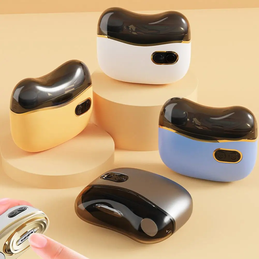 ماكينة قص الأظافر الكهربائية مع ماكينة قص الأظافر الآمنة المضادة للقرصة لصالونات الأظافر الفنية، للاستخدام المنزلي، عملية سهلة قابلة لإعادة الشحن