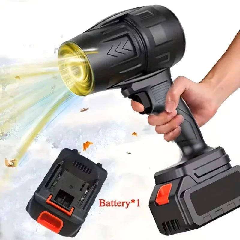 

Cordless Handheld Hair Dryer - Battery Powered for Lawn Care, Car Cleaning, and Yard Waste Removal