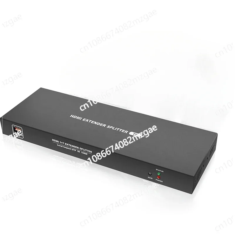 

50m HDMI Over IP Extender 1X7 Port Over Cat5e/Cat6 Ethernet Cable No Delay Up and Resolution Up To 1080P@60Hz(1 in 7 Out)