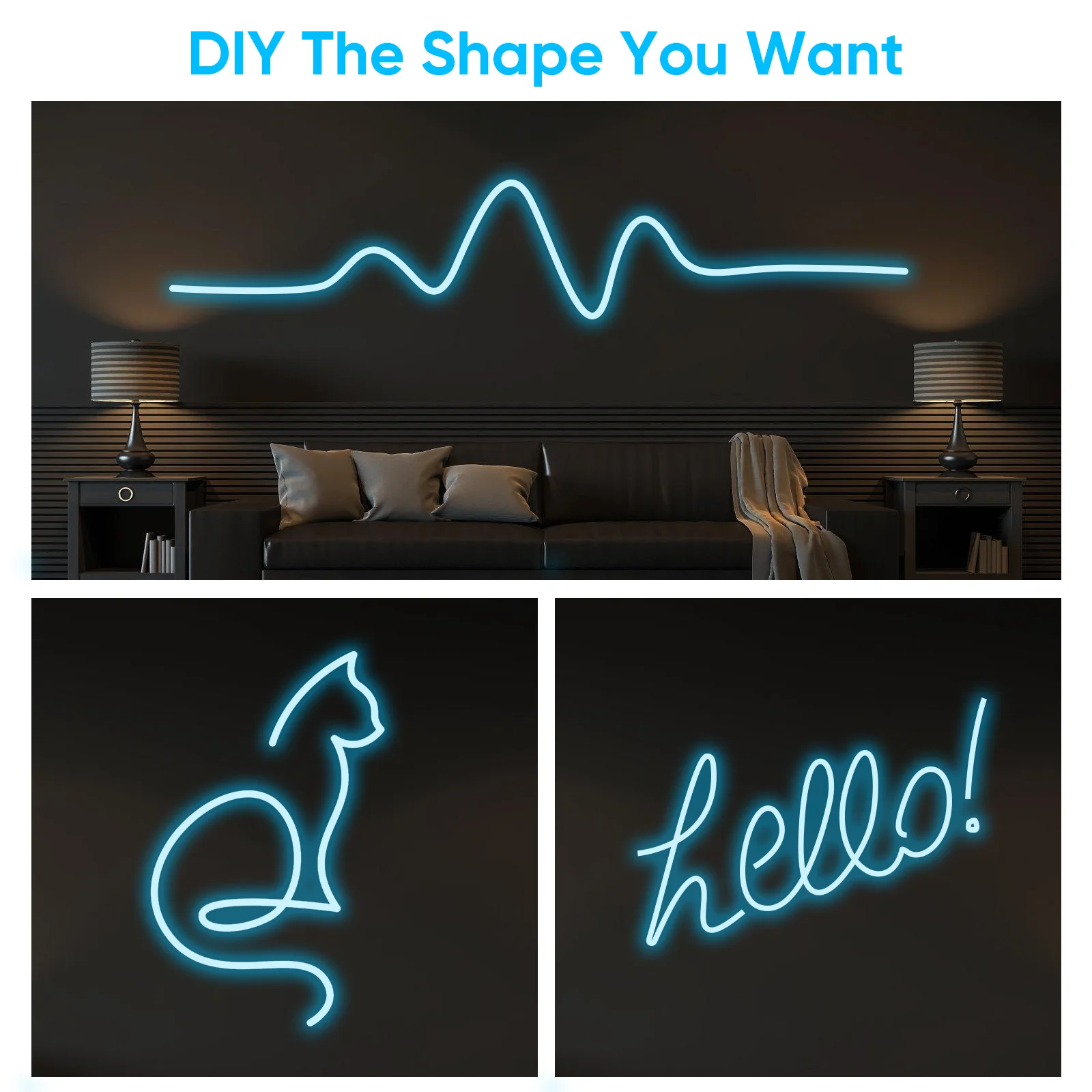 5M حزب Ktv شرائط الديكور في الهواء الطلق الإضاءة أضواء مرنة Led ضوء الإضاءة شريط إضاءة