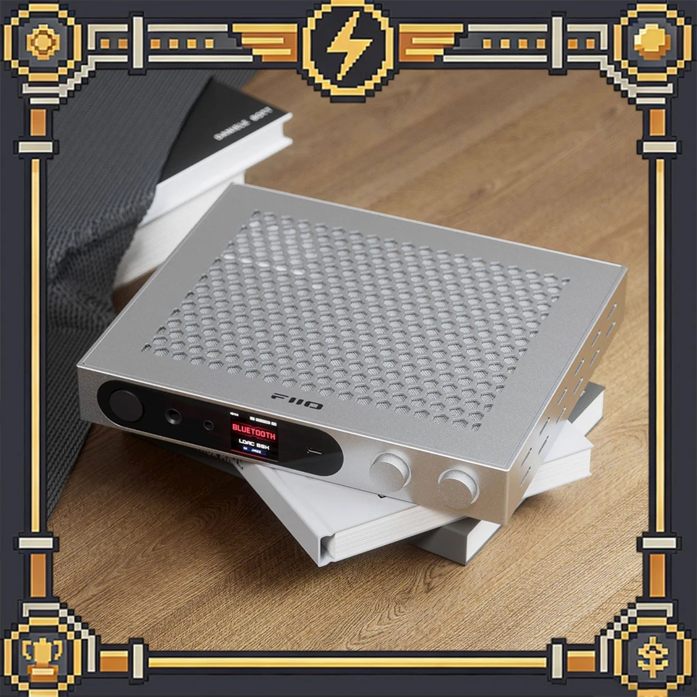 

FiiO K19 Флагманский настольный DAC-усилитель для наушников, Hi-Res Audio, двойной декодер ES9039SPRO HIFI, DSD512, 31-полосный PEQ, XMOS XU-316