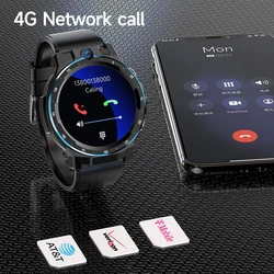 Luxury NFC 4G Smart Watch 6G 128G 8 Core Dual HD Camera Android 10 Dual CPU Sim Card GPS 1800mAh Men Sport Fitness Smart watch