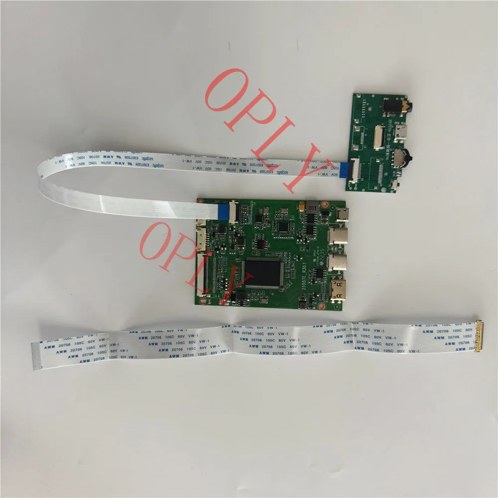 

Плата контроллера 2 TYPE C Mini HDMI-совместимая для B160QAN02 B160QAN02.0 B160QAN02.2 16 дюймов 2560x1600 EDP светодиодная панель комплект экрана DIY