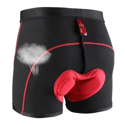 New Men's Cycling Shorts Cycling Underwear Gel Pad Sports Riding Breathable Mesh Shockproof MTB Road Bicycle Underpant