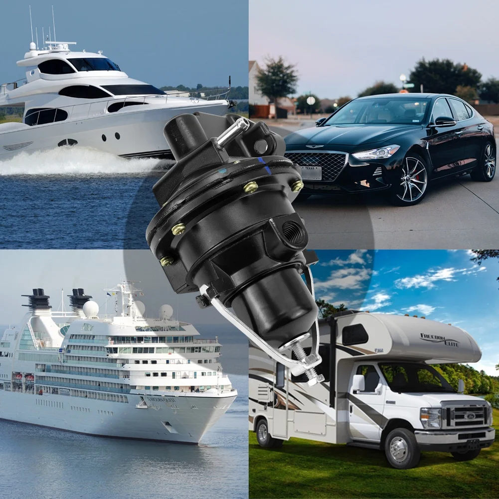 1PCS Marine Mechanical Fuel Pumps For Works With Mercruiser/OMC/Marine 2.5, 3.0, 3.7 Engines Metal Power Tool Accessories