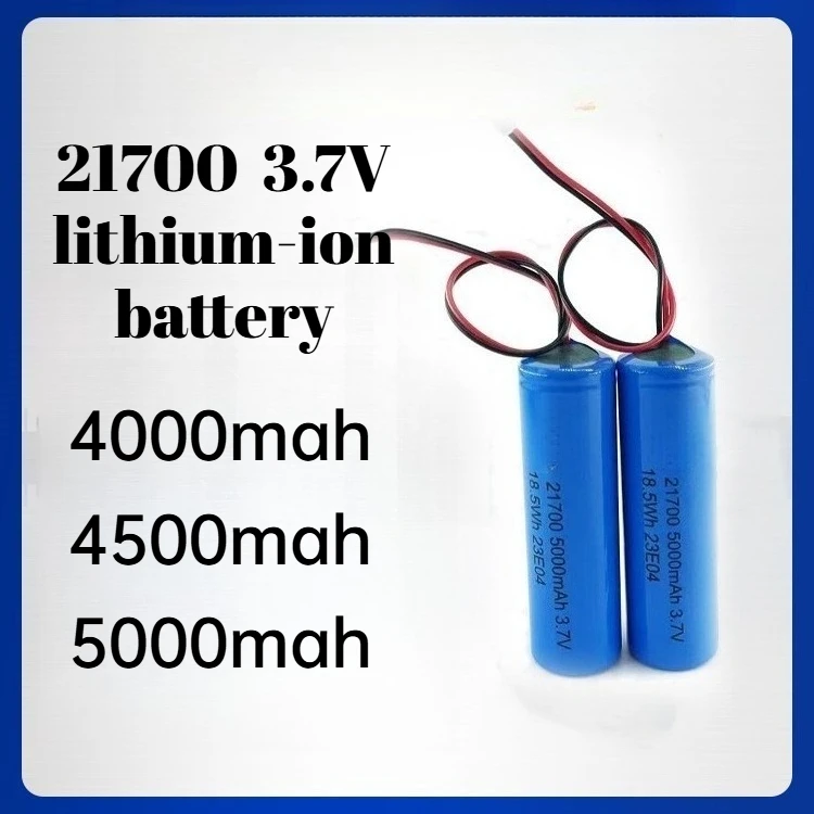 

21700 литиевая аккумуляторная батарея 3,7 В 5000 мАч с проводами и защитной платой для источника питания диспенсера для воды для домашних животных
