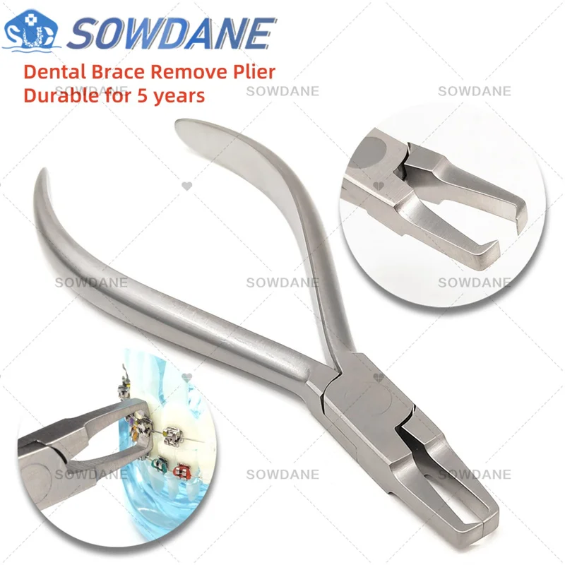 

Dental Orthodontic Bracket Remove Plier Dental Ortho Brace Brackets Remover Removing Forcep Straight Tip Dentist Instrument Tool
