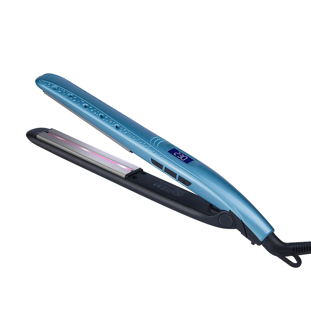 MCH Heater Far Infrared Hair Straightener 2cmPlate Dry＆Wet Negative Ion Professional Ceramic Flat Iron Fast Heating Styling Tool