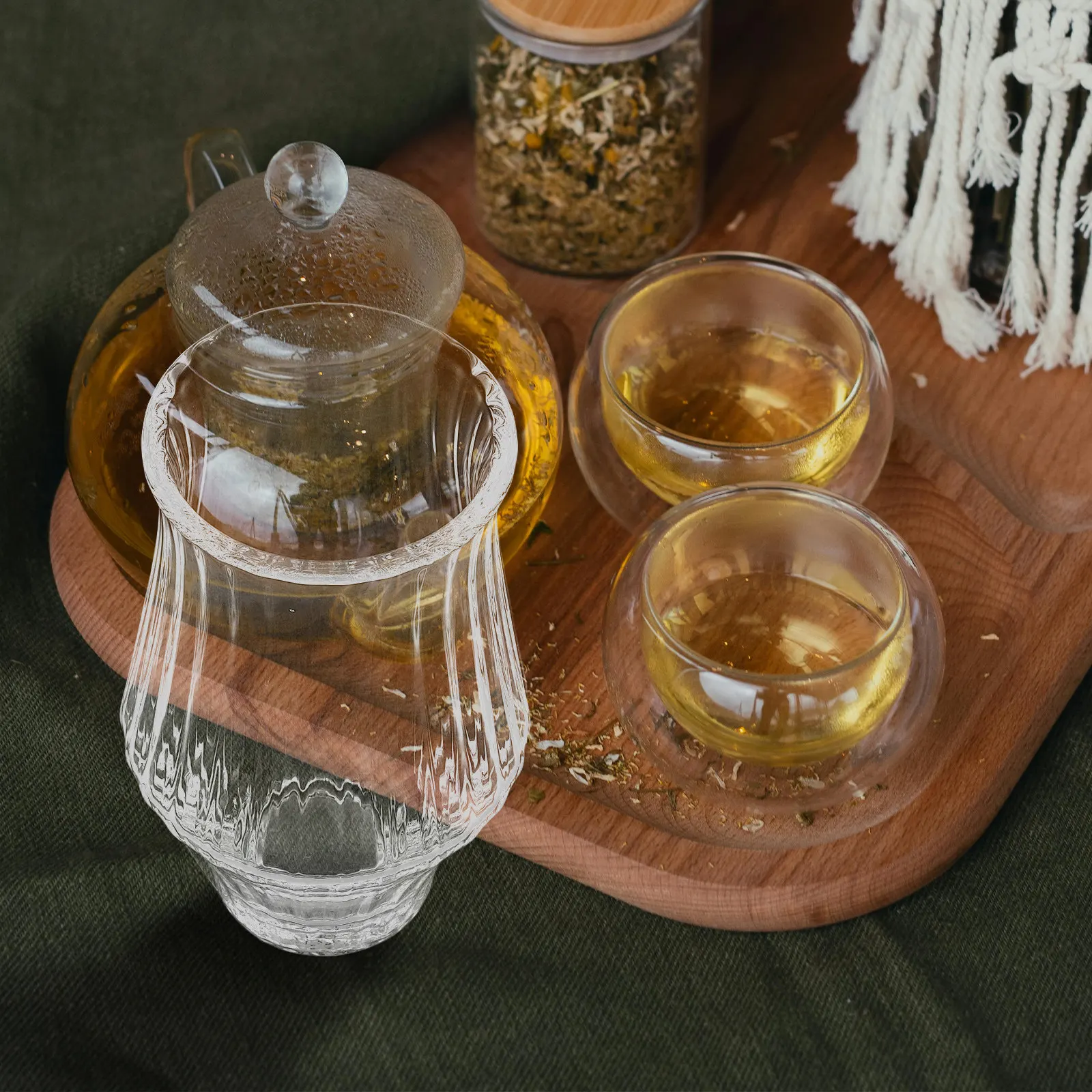 Glass Coffee Cup Ribbed Design - огляд і ціна Wine Beer Glass Set