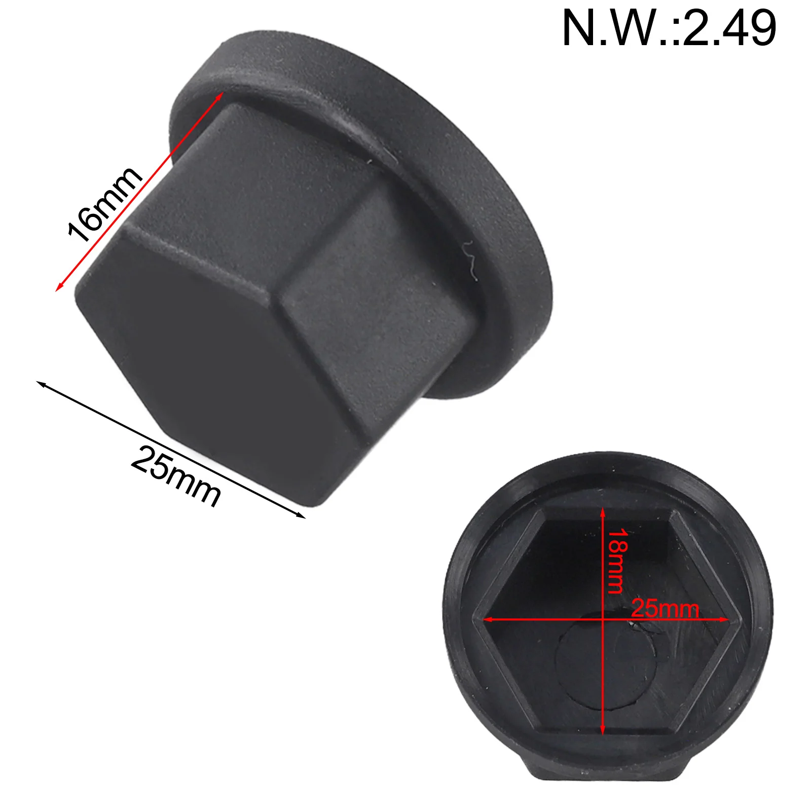 2PC For Kukirin For G2 For Master Electric Scooter Rocker Axle Cover Screw Nut Cap E-Scooter Nut Stopper Protection Dust Cover