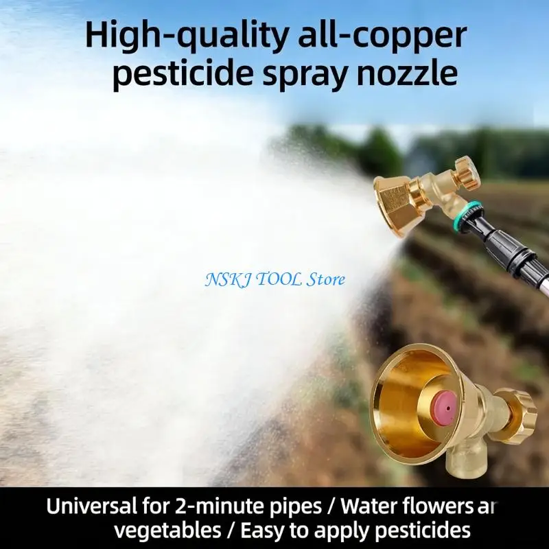 L8RC High Pressure Water Hose Nozzle Heavy Duty Adjustable Garden Sprayer Nozzle Hose Attachment for Plant Watering Seedlings