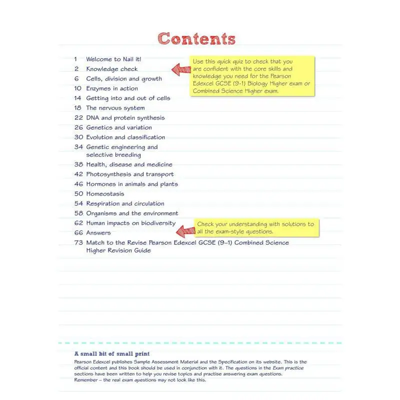 مراجعة بيرسون Edexcel GCSE الصفوف البيولوجية 79 المراجعة والممارسة بما في ذلك المراجعة عبر الإنترنت والمسابقات للامتحان 2025 و2026