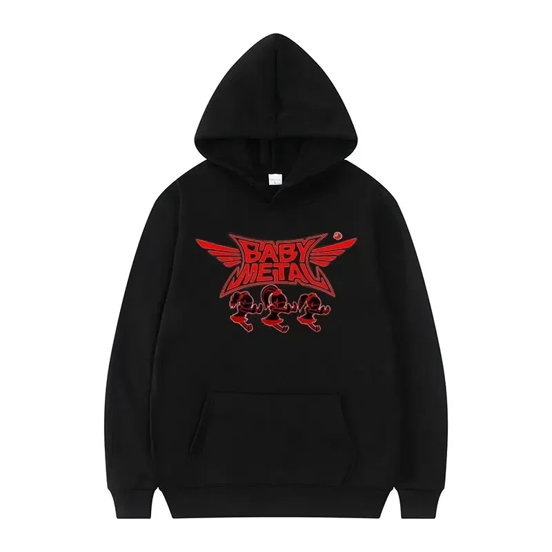 Fun BABYMETAL Band Japanese Heavy Metal Rock Band Y2k Clothes Pullover Men/women Long Sleeve Hoodie Street Wear Harajuku Top