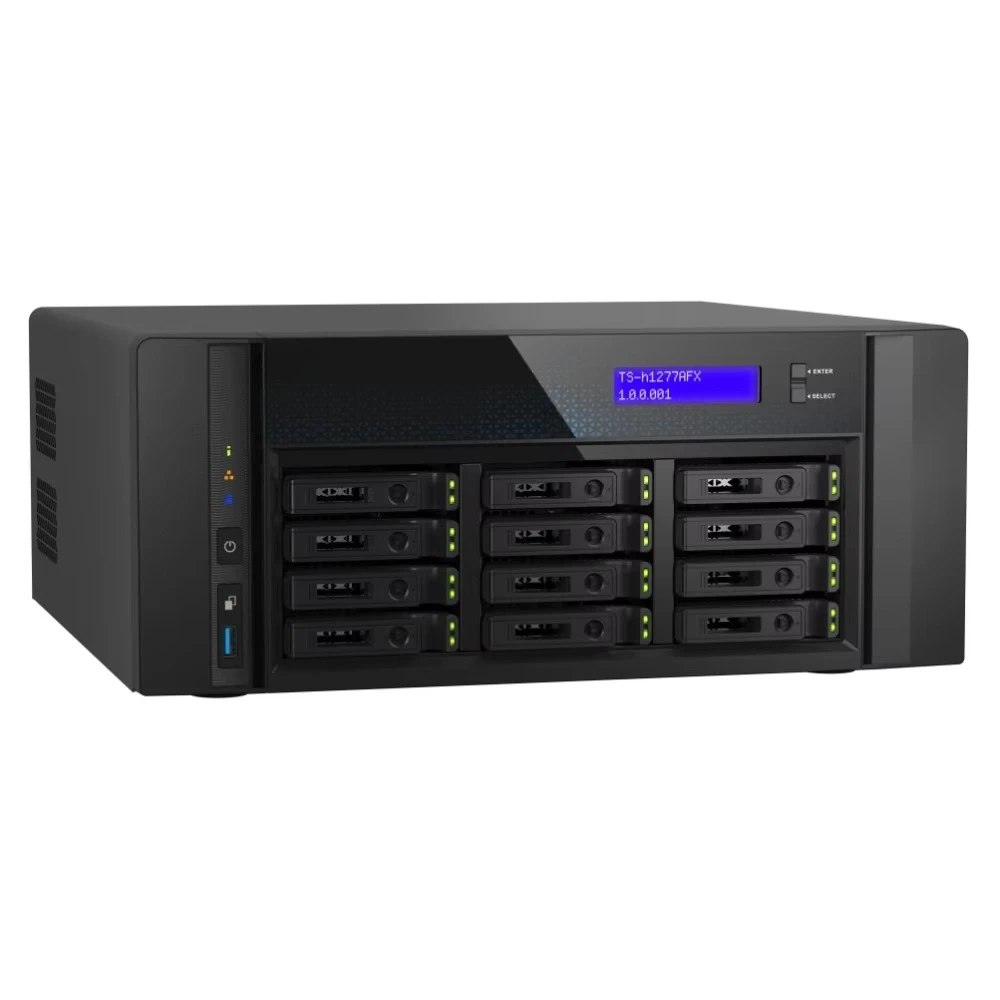 Outstanding Performance QNAP TS-h1277AFX Is Equipped with A MD Ryzen 7 9000 Series Processors and DDR5 Memory NAS Server