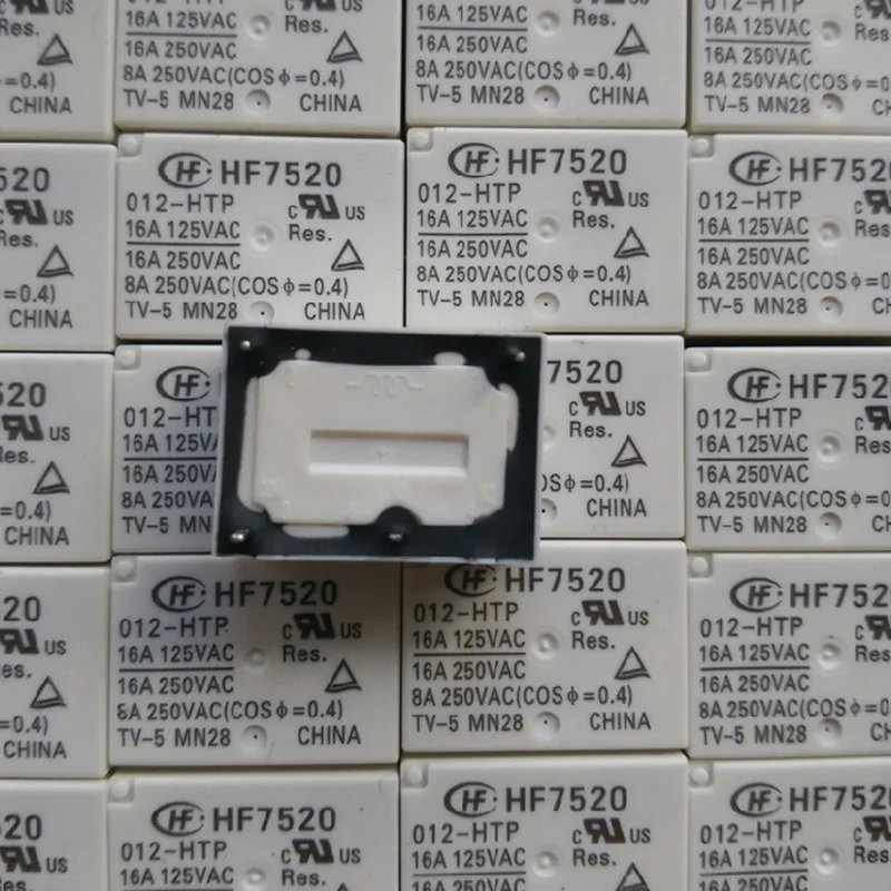 

10PCS 100% New Relay HF7520 005-HTP HF7520 012-HTP HF7520 024-HTP HF7520-012-HTP HF7520-009-HTP HF7520 012 HTP 4PIN 16A 9V 12V