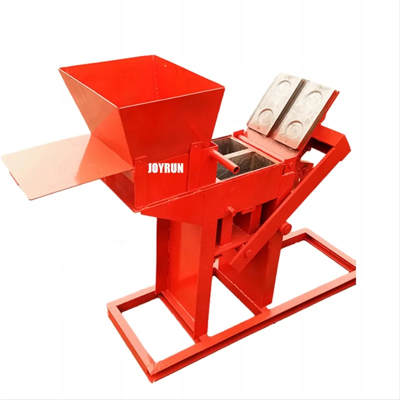 Small Clay Brick Machine JR - 60 Manual Hand Press Mud Earth Block Making Machine