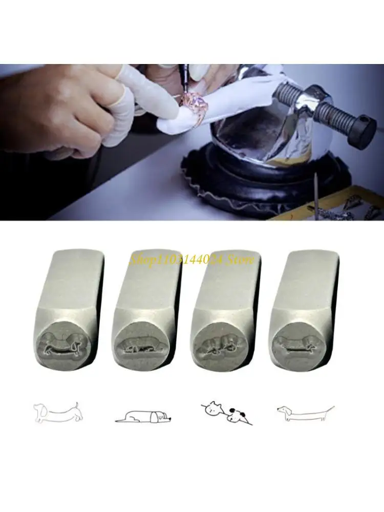 

N5KE Artistic Jewelry Embossing Seal Stamps for Delicate Jewelry and DIY Projects