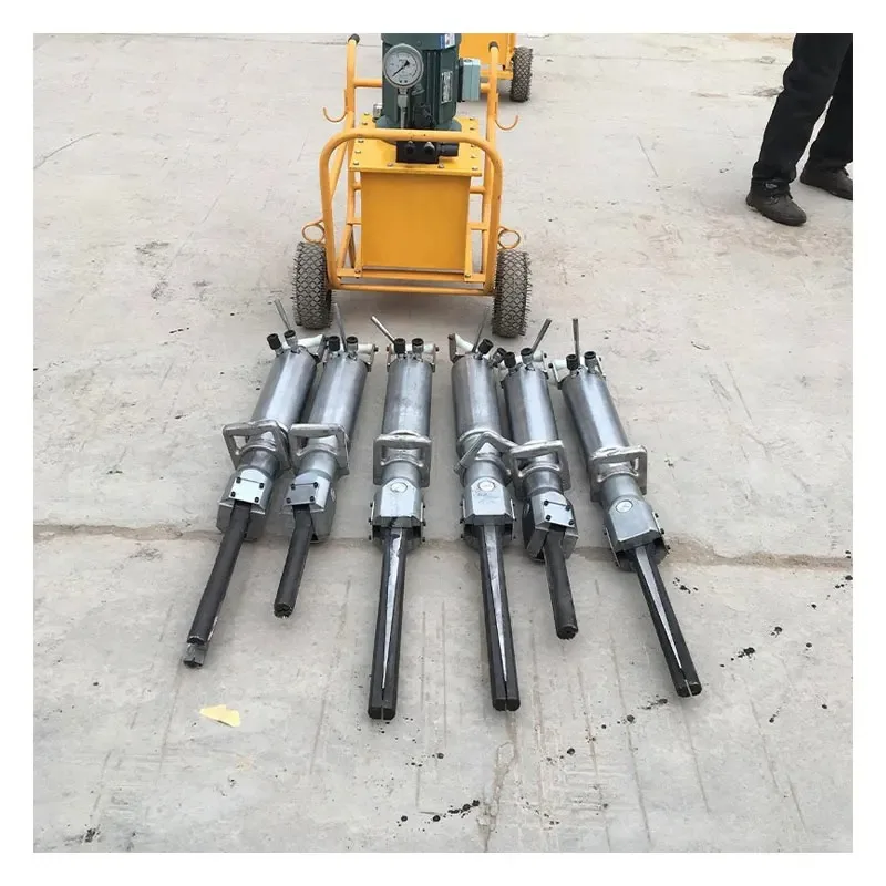 2023 Professional Portable Hydraulic Rock Drill And Splitter for Concrete Quarry Excavator Heavy-Duty Stone Splitter Tool