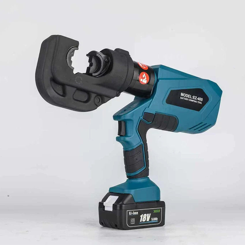 EZ-300/ EZ-400 DC 18V/4Ah Professional Rechargeable Hydraulic Pliers Crimping Pliers Charging Crimping Tool Hydraulic Pliers