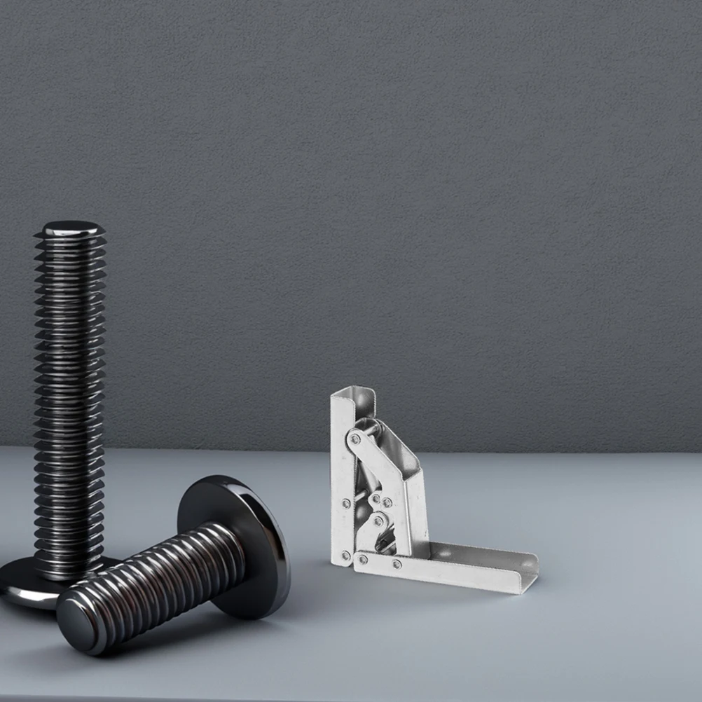 

2pcs Short Arm Door Hinges 90 Degree Folding Shelf Hidden Cabinet Hinge For Wall Mounted Desk Angle Corner Supporting Hinge