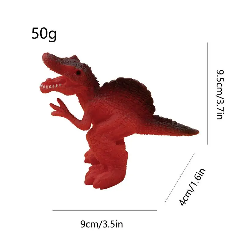 Mała pacynka na palec Dino Lalka na palec Interakcja rodziców i dzieci Ręczna pacynka na palec Dinozaur Zabawka TPR Lalka na palec Powieść