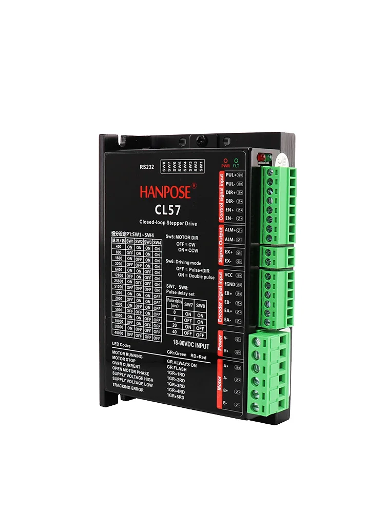 CL57 Servo-Treiber Geschlossener Regelkreis NEMA23 Schrittmotor-Treiber VDC18-90V 57 Motor für 3D CNC Verschiedene Instrumentenzubehörteile