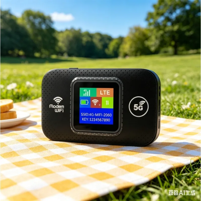 

4G WiFi 6 Pocket Router Mobile Hotspot Support 10 Users SIM Card Slot Wireless Router Portable WiFi for Home Travel