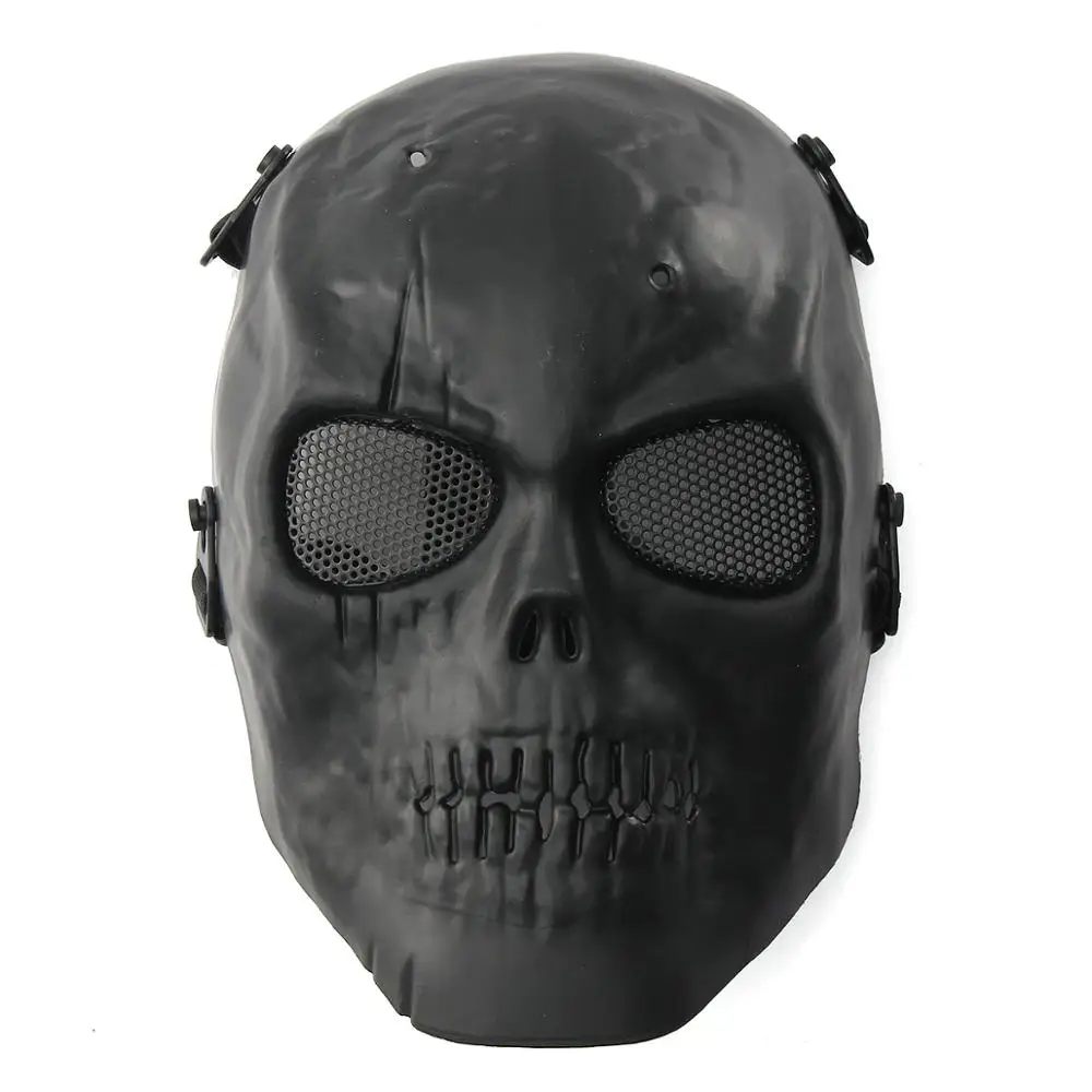 Tactical Paintball Mask Skull Airsoft Equipment Military Army CS Wargame Outdoor Protection Halloween Hunting Full Face Masks