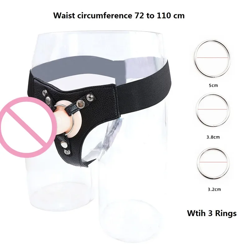 Lesbian Strapon Dildo Panties Realistic Penis Strap on Belt Smooth Anal Butt Plug Harness Belt Adult Game Sex Toys For Women - Image 6